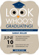 Blue Owl Graduation Invitations Image 3 of 5